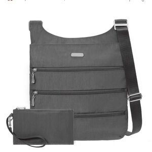 Baggallini RFID Big Zipper Crossbody Travel Bag NWT